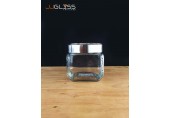 JAR 037-800ml. - Handmade Colour Dozen Transparent Aluminum Lid, Height 11 cm.