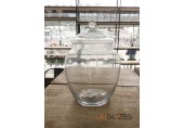 (AMORN) OG 17/33cm. - Handmade Colour Dozen Transparent Glass Cover, Height 33 cm.