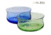Bowl 12-14 cm. Bubble - Handmade Colour Bowl , Bubble Blue 17 oz. (475 ml.)