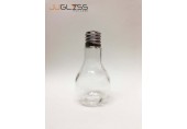 (AMORN) Drinking Bulb 420ml. (Silver Cap) - Glass Water Bottle Lamp 420ml.