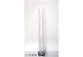 CYLINDER VASE 15/100 - Tall Clear Glass Cylinder Vase