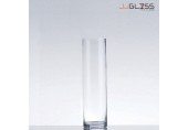 CYLINDER VASE 20/35 - Large glass cylinder vase, height 35 cm.