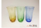 Glass 058 Bubble - Handmade Colour Glass, With Bubble Glass 17 oz. (475 ml.)