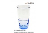 Glass 742/15-2 Tones Light Blue - Handmade Colour Glass, 2 Tones Transparent-Light Blue 18 oz. (500 ml.)