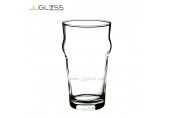 (Wow) B8 Glass 19oz. (520ml.) - Handmade Colour Glass, Wide Mouth Transparent, Capacity 19 oz. (520 ML.)