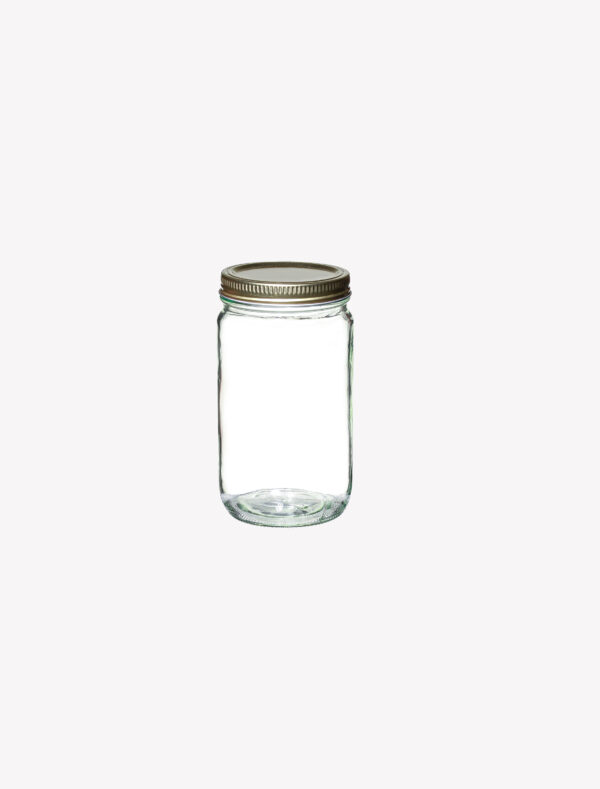 ขวด Mason 1,000ML. ฝาทอง - Image 2