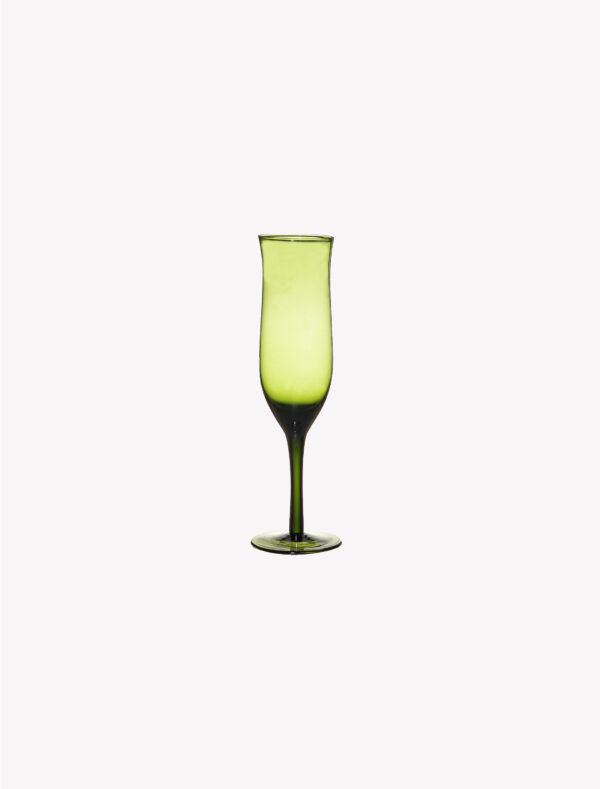 Curvy Flute Champange 25 Olive Green - Image 2